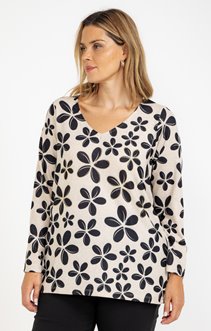 Tee-shirt maille chaude imprimé
