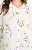 Chemise imprimé multicolore
