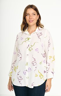 Chemise imprimé multicolore