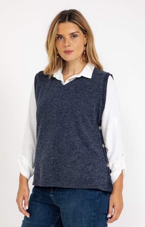 Pull sans manches