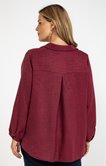 Chemise avec boutons noeuds fantaisies