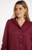Chemise avec boutons noeuds fantaisies