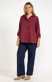 Chemise avec boutons noeuds fantaisies
