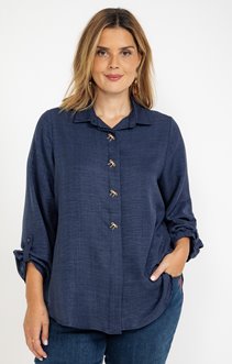 Chemise avec boutons noeuds fantaisies