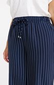 Pantalon large rayures
