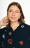 Chemise imprimée patch