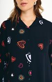 Chemise imprimée patch
