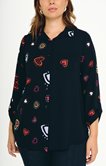 Chemise imprimée patch