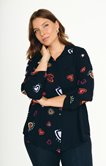 Chemise imprimée patch