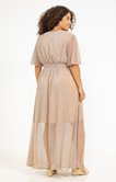 Robe longue résille