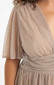 Robe longue résille