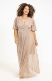 Robe longue résille