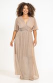 Robe longue résille