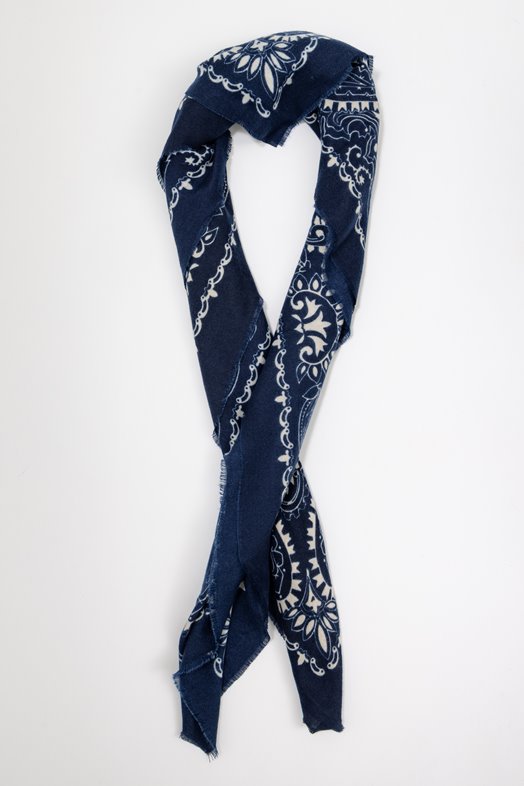 Carré esprit bandana cachemire