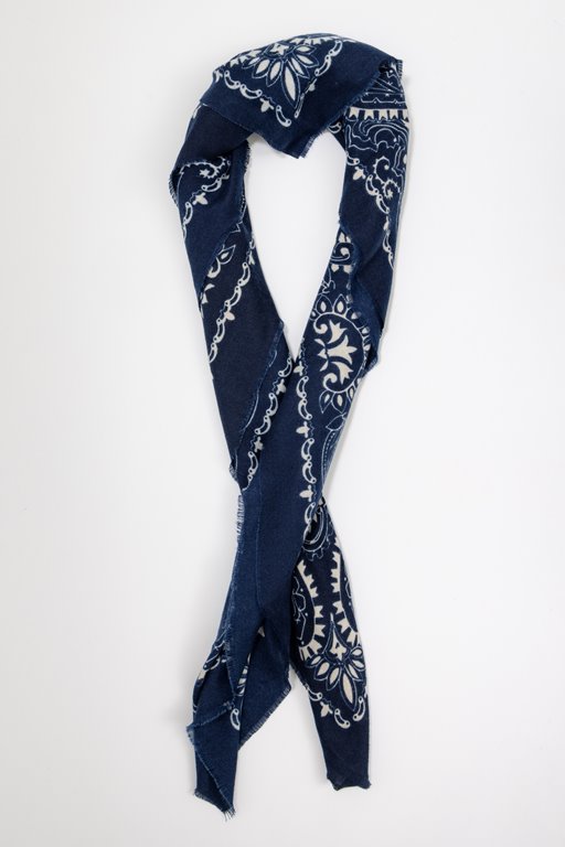 Carré esprit bandana cachemire