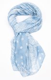 Foulard bleu ciel