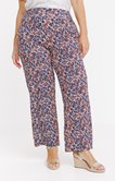 Pantalon large imprimé