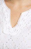 Tee-shirt effet broderie anglaise