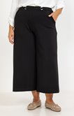 Jupe culotte large avec boucles ceinture