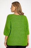 Pull avec fleurs écrues