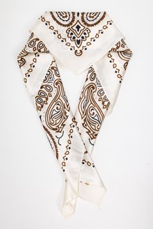 Bandana marron triangle