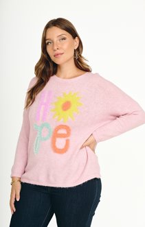 Pull fantaisie multicolore