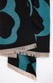 Echarpe à motif treffles
