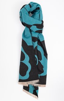 Echarpe à motif treffles