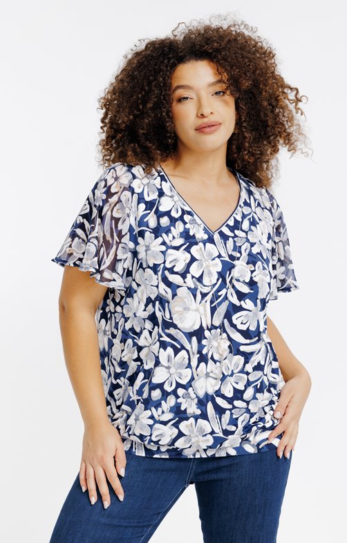 Tee-shirt imprimé fleurs