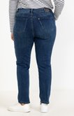 Pantalon droit jean avec broderie