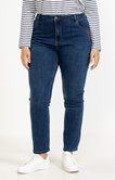 Pantalon droit jean avec broderie