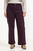 Pantalon large poches devant