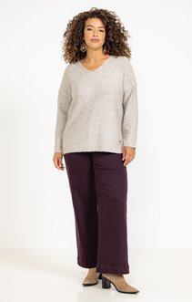 Pantalon large poches devant