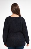 PULL COL ROND AVEC FIL LUREX