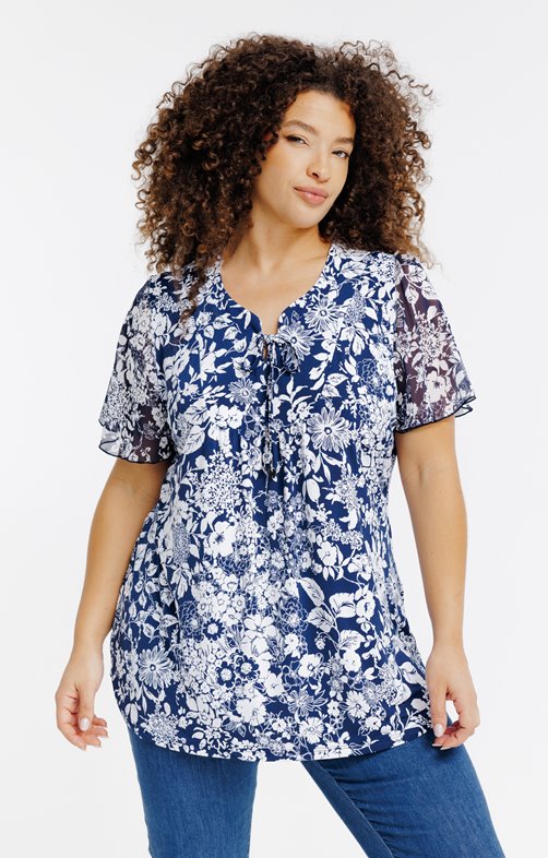 Tee-shirt imprimé bicolore