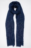 Foulard uni avec sequins