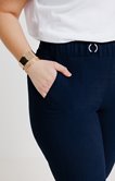 Pantalon fluide avec détail anneau