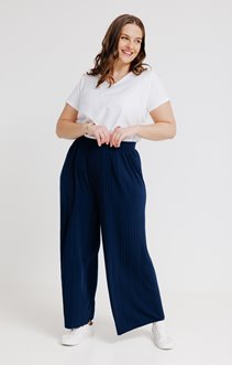 Pantalon plissé en sulton