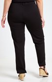Pantalon maille détail zip