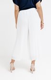 Pantacourt en voile plissé