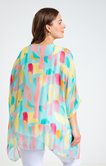 Tunique fluide imprimée manches courtes