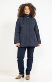 Parka légère avec doublure imprimée 