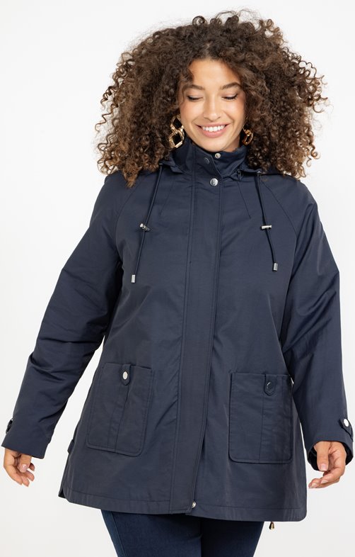 Parka légère avec doublure imprimée 
