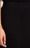 Jupe plissée avec dentelle