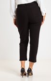 Pantalon droit en tissu stretch