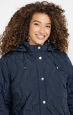 Parka mi-longue à capuche