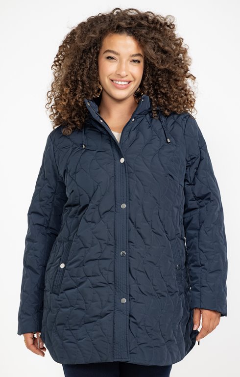 Parka mi-longue à capuche