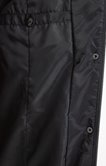 Parka mi-longue flockée