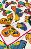 Foulard imprimé papillon