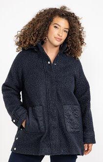 Manteau en bouclette